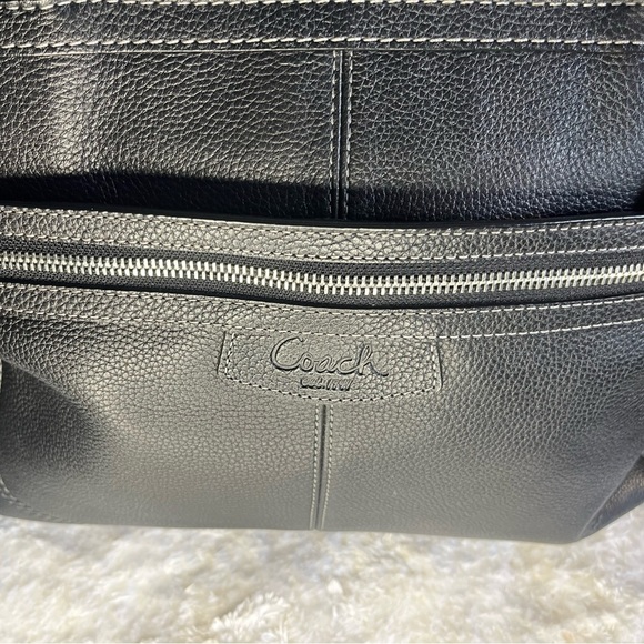 Coach Black Leather Shoulder Bag - Picture 8 of 15